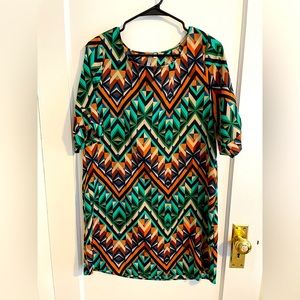 MOONLIGHT ABSTRACT DRESS